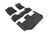 MAXpider Rubber Floor Mats for 2020 2019 2018 2017 2016 2015 GMC Yukon XL [Covers 1st 2nd & 3rd Row, Black] L1GM02601509
