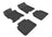 MAXpider Rubber Floor Mats for 2012 2011 2010 2009 2008 Honda Accord [Covers Front & Rear Row, Black] L1HD00801509