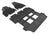 MAXpider Rubber Floor Mats for 2017 2016 2015 2014 2013 2012 2011 Honda Odyssey [Covers Front & Rear Row, Black] L1HD03801509