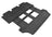 MAXpider Rubber Floor Mats for 2017 2016 2015 2014 2013 2012 2011 Honda Odyssey [Covers Rear (2nd) Row, Black] L1HD03821509