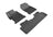 MAXpider Rubber Floor Mats for 2015 2014 Honda Civic [Covers Front & Rear Row, Black] L1HD06301509