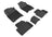 MAXpider Rubber Floor Mats for 2021 2020 2019 2018 2017 2016 Honda Civic [Covers Front & Rear Row, Black] L1HD07401509
