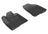 MAXpider Rubber Floor Mats for 2009 2008 2007 Hyundai Santa Fe [Covers Front Row, Black] L1HY00511509