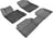 MAXpider Rubber Floor Mats for 2017 2016 2015 2014 2013 Hyundai Elantra GT [Covers Front & Rear Row, Black] L1HY01801509
