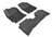 MAXpider Rubber Floor Mats for 2017 2016 2015 2014 2013 2012 Hyundai Accent [Covers Front & Rear Row, Black] L1HY02201509