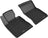 MAXpider Rubber Floor Mats for 2016 2015 2014 2013 2012 Hyundai Genesis Coupe [Covers Front Row, Black] L1HY02311509