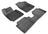 MAXpider Rubber Floor Mats for 2017 2016 2015 2014 2013 2012 Hyundai Veloster [Covers Front & Rear Row, Black] L1HY02401509