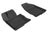 MAXpider Rubber Floor Mats for 2017 2016 2015 2014 2013 2012 Hyundai Azera [Covers Front Row, Black] L1HY02611509