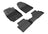 MAXpider Rubber Floor Mats for 2021 2020 2019 Hyundai Veloster [Covers Front & Both Rear Rows, Black] L1HY08901509