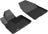 MAXpider Rubber Floor Mats for 2020 2019 Hyundai Santa Fe [Covers Front Row, Tan] L1HY09311509