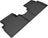 MAXpider Rubber Floor Mats for 2020 2019 Hyundai Santa Fe [Covers Rear (2nd) Row, Tan] L1HY09321509