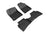 MAXpider Rubber Floor Mats for 2021 2020 Hyundai Venue [Covers 1st & 2nd Row + Cargo, Black] L1HY10201509