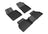 MAXpider Rubber Floor Mats for 2021 2020 Hyundai Sonata [Covers Front & Rear Row, Black] L1HY10301509