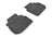 MAXpider Rubber Floor Mats for 2010 2009 2008 2007 2006 INFINITI M35 [Covers Rear (2nd) Row, Black] L1IN01421509