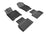 MAXpider Rubber Floor Mats for 2017 2016 2015 2014 INFINITI Q50 [Covers Front & Rear Row, Black] L1IN01701509
