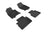 MAXpider Rubber Floor Mats for 2017 2016 INFINITI QX50 [Covers Front & Rear Row, Black] L1IN01901509