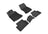 MAXpider Rubber Floor Mats for 2019 2018 2017 INFINITI QX30 [Covers Front & Rear Row, Black] L1IN02501509