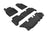 MAXpider Rubber Floor Mats for QX56/QX80 [Covers Front & Both Rear Rows, Black] L1IN02601509