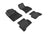 MAXpider Rubber Floor Mats for 2020 2019 2018 2017 Jaguar XE [Covers Front & Rear Row, Black] L1JG00801509