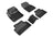 MAXpider Rubber Floor Mats for 2020 2019 2018 Jaguar E-Pace [Covers Front & Rear Row, Black] L1JG01301509