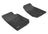 MAXpider Rubber Floor Mats for 2013 2012 2011 2010 2009 2008 2007 Jeep Wrangler [Covers Front Row, Black] L1JP00311509