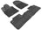 MAXpider Rubber Floor Mats for 2013 2012 2011 Jeep Grand Cherokee [Covers Front & Rear Row, Black] L1JP00401509