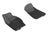 MAXpider Rubber Floor Mats for 2010 2009 2008 2007 2006 Jeep Commander [Covers Front Row, Black] L1JP00711509