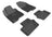 MAXpider Rubber Floor Mats for 2013 2012 2011 2010 2009 2008 2007 Jeep Compass [Covers Front & Rear Row, Black] L1JP00801509