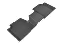 MAXpider Rubber Floor Mats for 2021 2020 2019 2018 2017 2016 2015 2014 Jeep Cherokee [Covers Rear (2nd) Row, Black] L1JP01021509