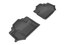 MAXpider Rubber Floor Mats for Wrangler/Wrangler JK [Covers Rear (2nd) Row, Black] L1JP01221509