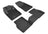 MAXpider Rubber Floor Mats for 2021 2020 2019 2018 2017 Jeep Compass [Covers Front & Rear Row, Black] L1JP01601509