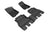 MAXpider Rubber Floor Mats for 2021 2020 2019 2018 Jeep Wrangler [Covers Front & Rear Row, Black] L1JP01901509