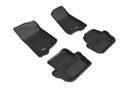 MAXpider Rubber Floor Mats for 2021 2020 2019 2018 Jeep Wrangler [Covers Front & Rear Row, Black] L1JP02001509