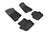 MAXpider Rubber Floor Mats for 2021 2020 2019 2018 Jeep Wrangler [Covers Front & Rear Row, Black] L1JP02001509