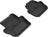 MAXpider Rubber Floor Mats for 2021 2020 2019 Jeep Wrangler [Covers Rear (2nd) Row, Black] L1JP02021509