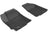 MAXpider Rubber Floor Mats for 2017 2016 2015 2014 2013 2012 Kia Rio [Covers Front Row, Black] L1KA01411509
