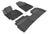 MAXpider Rubber Floor Mats for 2018 2017 2016 2015 2014 Kia Forte [Covers Front & Rear Row, Black] L1KA01701509