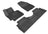 MAXpider Rubber Floor Mats for 2019 2018 2017 2016 2015 2014 Kia Soul [Covers Front & Rear Row, Black] L1KA02001509