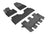 MAXpider Rubber Floor Mats for 2020 2019 2018 2017 2016 Kia Sorento [Covers Front & Both Rear Rows, Black] L1KA03001509
