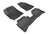 MAXpider Rubber Floor Mats for 2017 2016 2015 2014 Kia Rio [Covers Front & Rear Row, Black] L1KA03701509