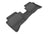 MAXpider Rubber Floor Mats for 2017 2016 2015 2014 Kia Rio [Covers Rear (2nd) Row, Black] L1KA03721509