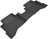 MAXpider Rubber Floor Mats for 2021 2020 2019 2018 2017 Kia Niro [Covers Rear (2nd) Row, Black] L1KA04421509
