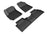 MAXpider Rubber Floor Mats for 2021 2020 Kia Soul [Covers Front & Rear Row, Black] L1KA05001509