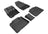 MAXpider Rubber Floor Mats for MKX/Nautilus [Covers Front & Rear Row, Black] L1LC00801509