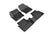 MAXpider Rubber Floor Mats for 2019 2018 2017 Lincoln MKC [Covers Front & Rear Row, Black] L1LC00901509