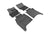 MAXpider Rubber Floor Mats for 2017 2016 2015 2014 Land Rover Range Rover [Covers Front & Rear Row, Black] L1LR01901509