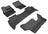 MAXpider Rubber Floor Mats for 2020 2019 2018 2017 Land Rover Discovery [Covers Front & Both Rear Rows, Black] L1LR02401509
