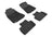 MAXpider Rubber Floor Mats for Lexus [Covers Front & Rear Row, Black] L1LX00601509