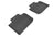MAXpider Rubber Floor Mats for Lexus [Covers Rear (2nd) Row, Black] L1LX03421509
