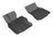 MAXpider Rubber Floor Mats for 2011 2010 2009 2008 Lexus LS600h [Covers Front Row, Black] L1LX04211509